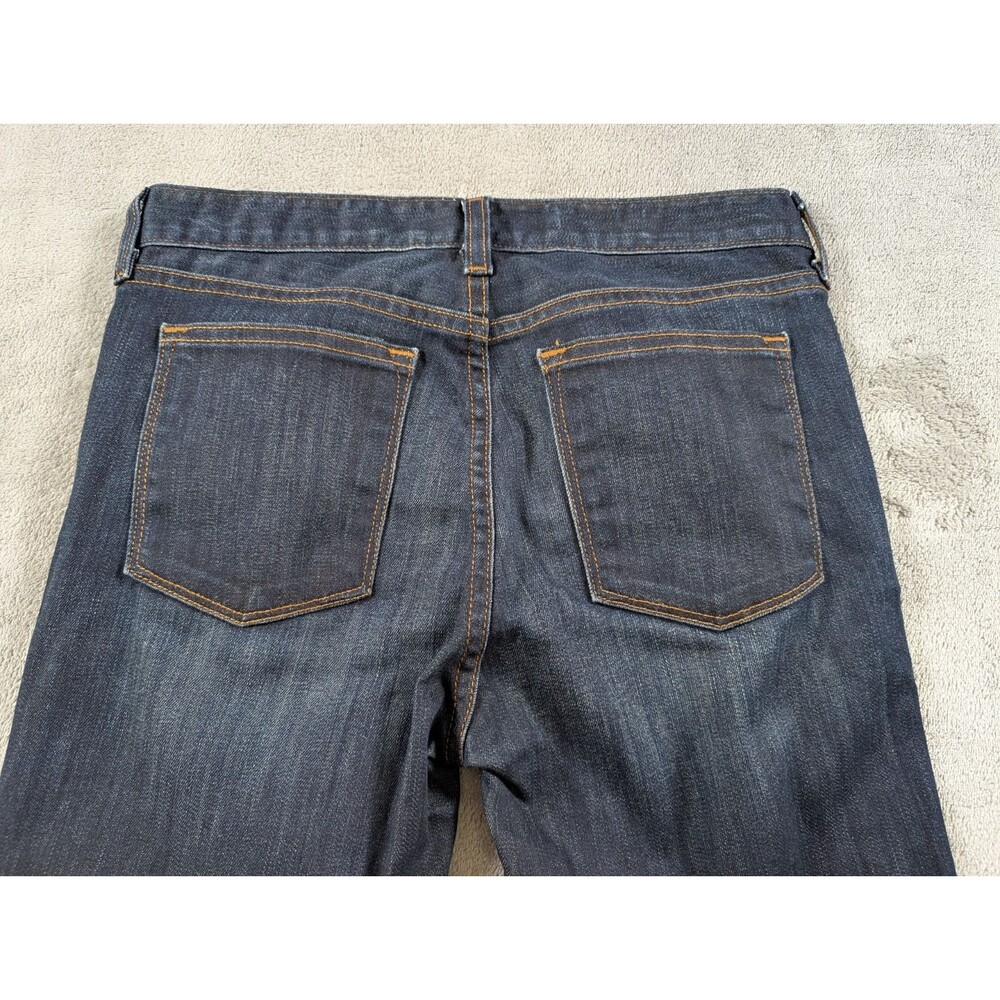 J Crew Toothpick Skinny Jeans Womens 27 Mid Rise Dark Wash Stretch Denim - Picture 4 of 11